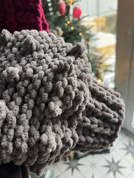 Плюшевый велюровый кардиган,,жилетка,повязка на голову ручной работы