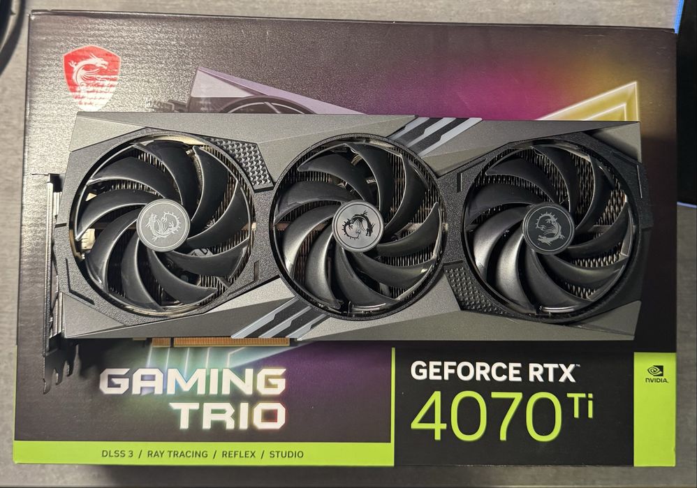 Видеокарта MSI RTX 4070 Ti Gaming Trio
