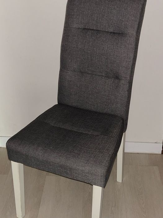 Conjunto Sala de Jantar Homy Casa: Mesa Fixa + 4 Cadeiras Houston (Como Novo)