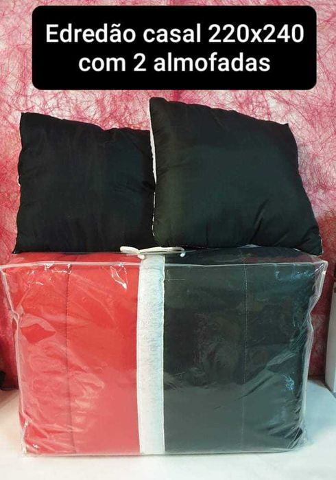 conjunto edredon + Lençóis Casal