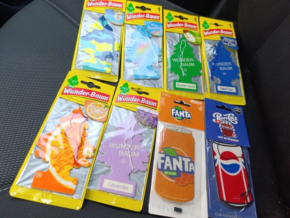 Zawieszki zapachowe do auta MIX zapachów