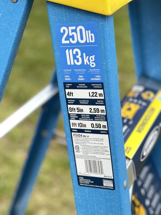 ФІРМОВА Стремянка Драбина WERNER 122См Оригінал USA