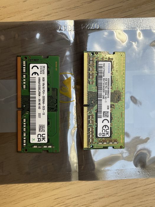 Pamięć DDR4 So-Dimm 16gb 3200MHz 2x8 Samsung SKhynix