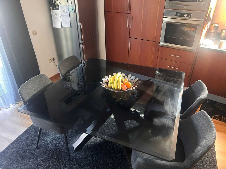 Mesa jantar quadrada 1,5x1,5m