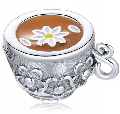 Charms filiżanka kawy kawa kubek srebro 925
