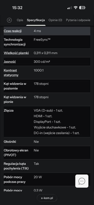Monitor Samsung 27 cali FullHD 60 hz 4ms