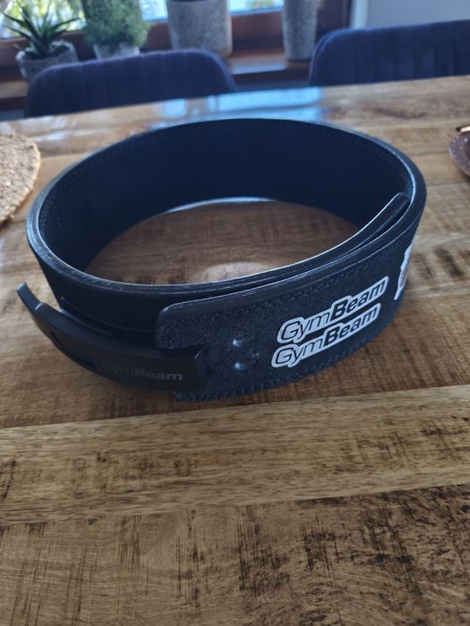 Pas kulturystyczny skórzany XL Gym Beam