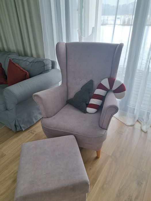 Fotel Uszak+pufa