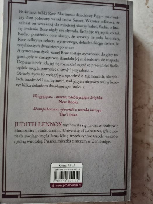 Okruchy życia Judith Lennox