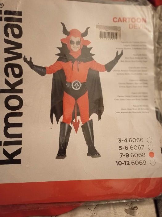 Disfarce de Carnaval Diabo