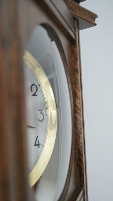 176 Zegar wiszący mechaniczny Franz Hermle Jeka lata 80