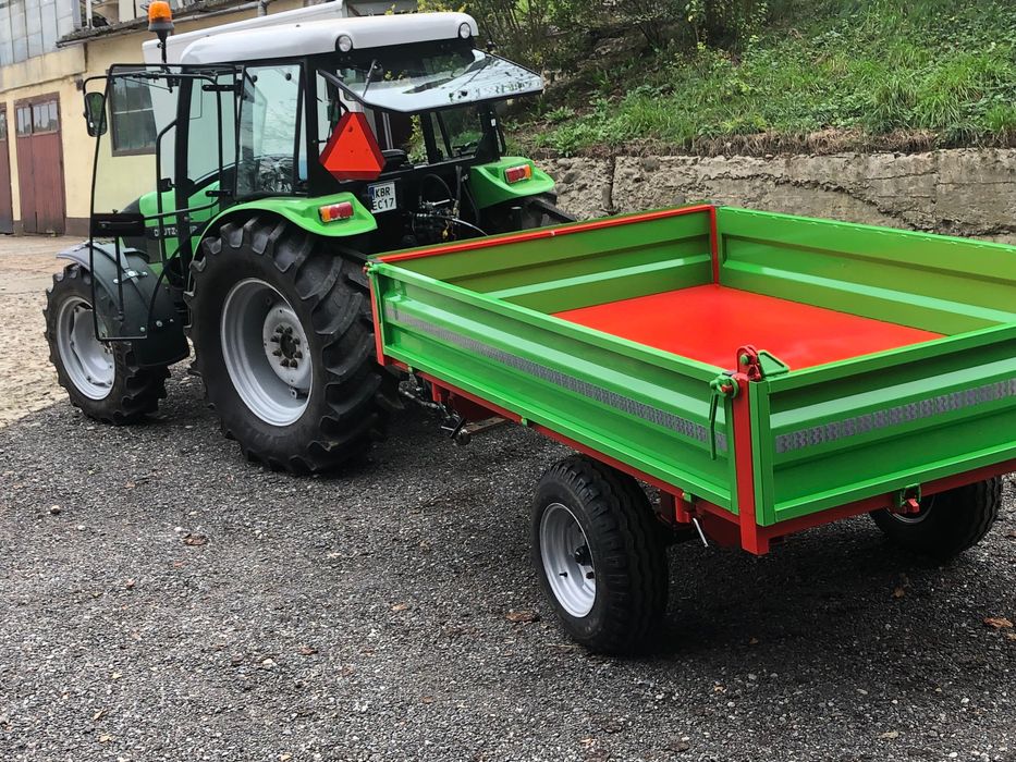 Przyczepa rolnicza jednoosiowa kiper