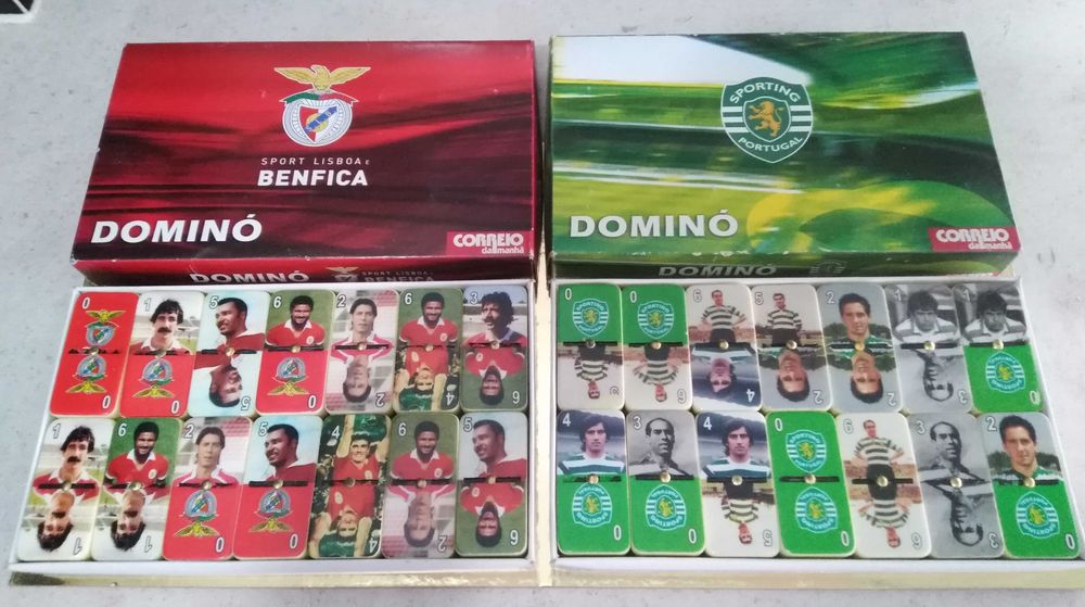 Benfica Domino (SLB) and Sporting Domino (SCP) - Complete Sets64551915414915120