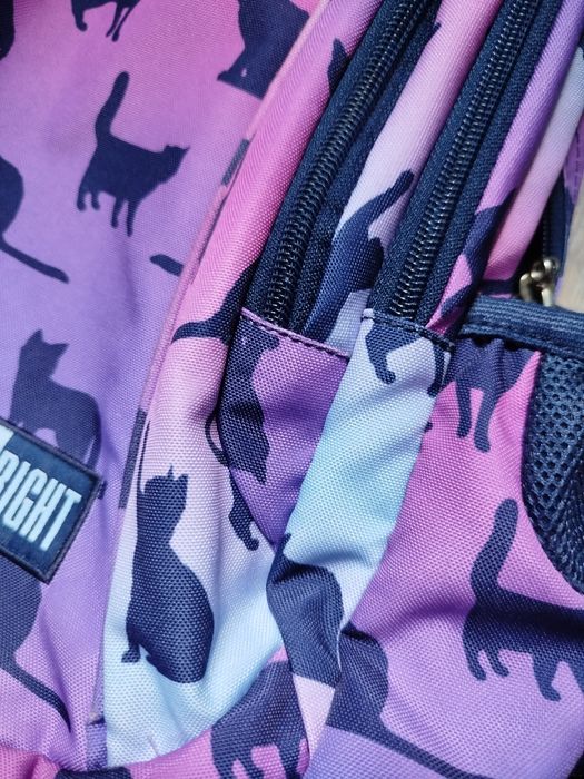 Zestaw plecak trzykomorowy piórnik worek