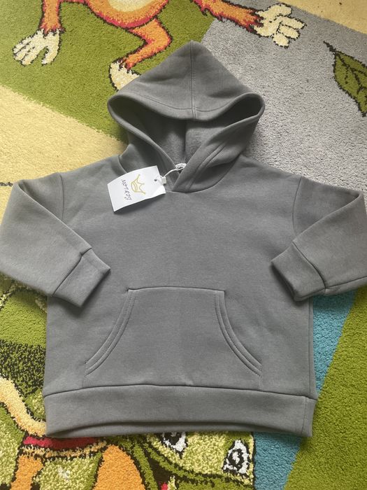 Худи зима серый