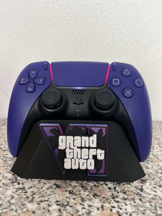 Suporte / Base de Comando PS5 DualSense - Tema GTA VI Vice City