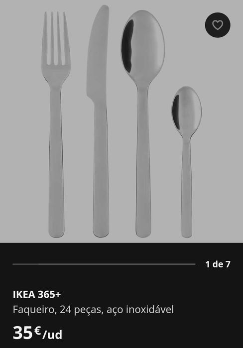 Faqueiro, 24 peças,SEMI NOVO aço inoxidável