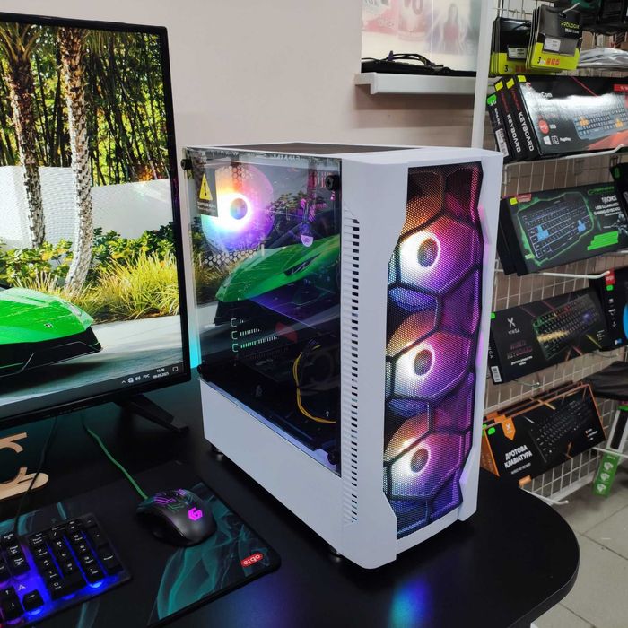 Игровой Компютер ПК Intel i5-6500, RX 570 4GB, 16GB DDR4, SSD 500GB