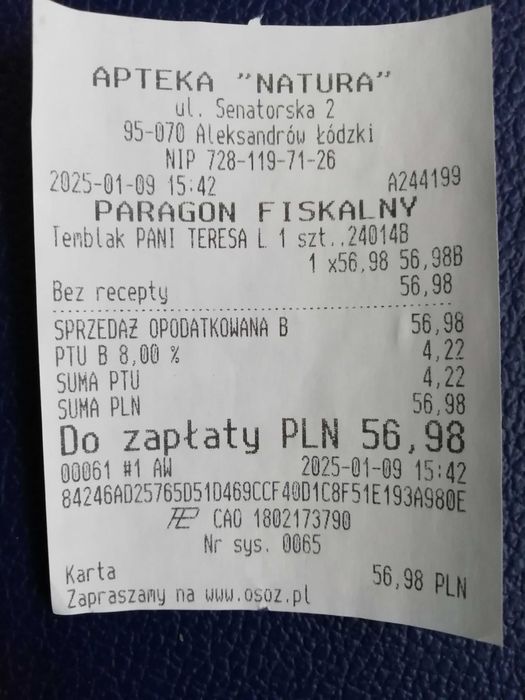 Sprzedam nowy Temblak