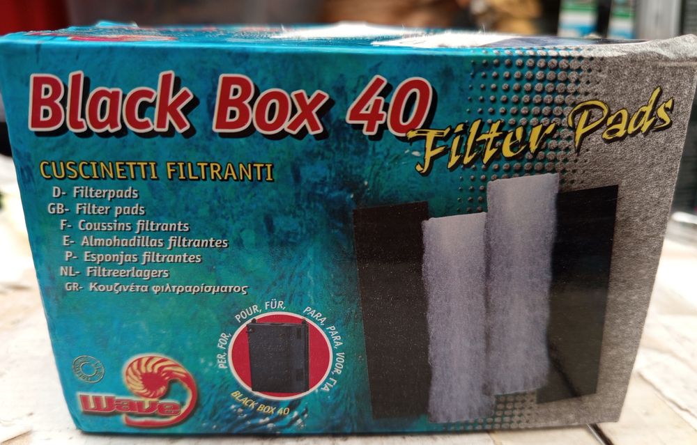 Zestaw gąbek filtrujących Black box 40 akwarystyka