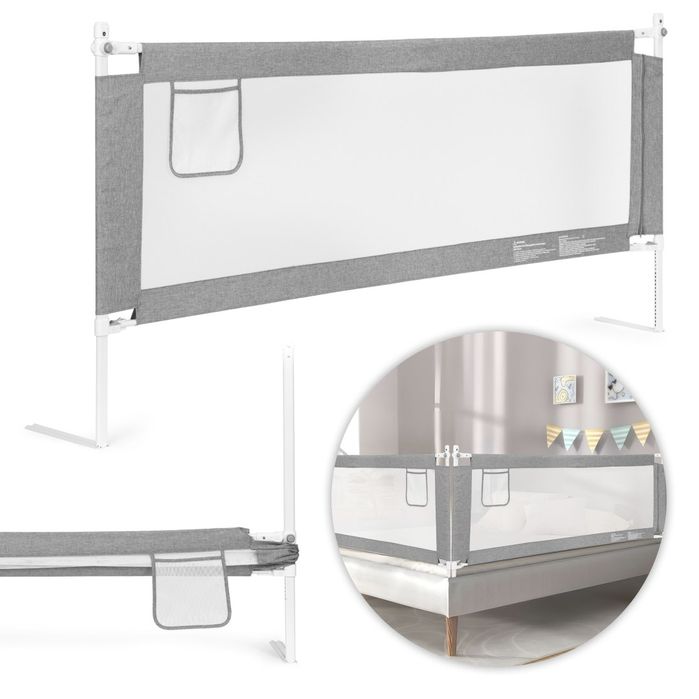 Barierka ochronna na łóżko 180 cm osłona zabezpieczenie dla dzieci