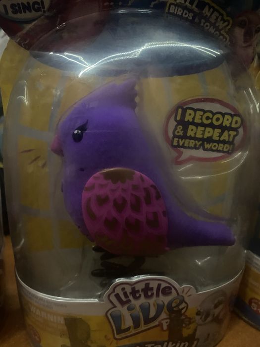 Интерактивная поющая Птичка Moose Little Live Pets ОРИГИНАЛ