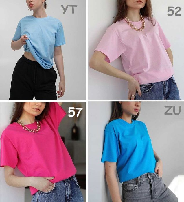 Базова оверсайз футболка 100% бавовна fruit of the loom valueweight