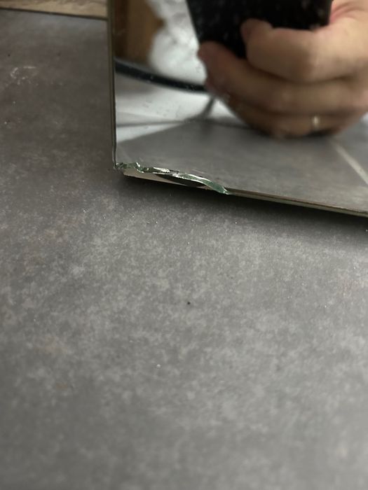 Quadro com moldura espelhada (0,90m x 0,90m)