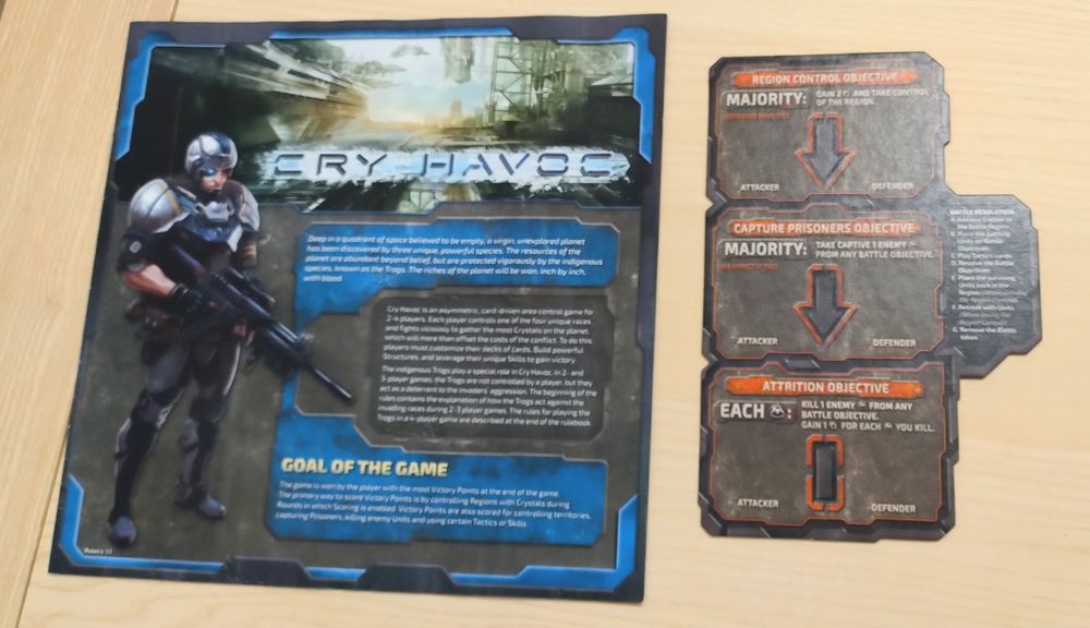 Cry Havoc - como novo (versão EN)
