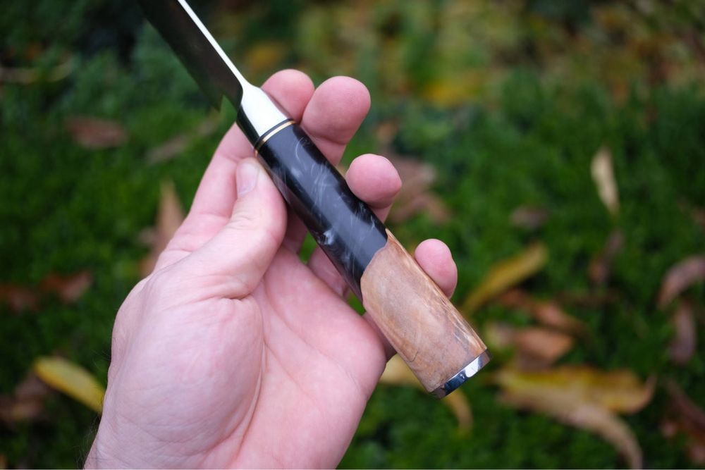 Шеф нож дамасская сталь, кухонный нож, поварской нож