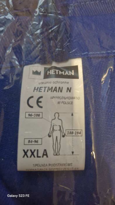 Ubranie robocze HETMAN N