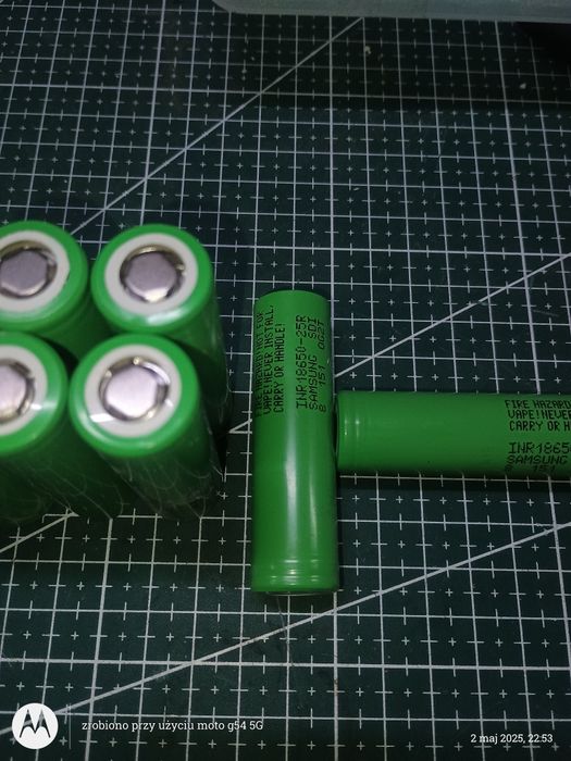Ogniwa Samsung 25R  18 650  2500mAh 20A