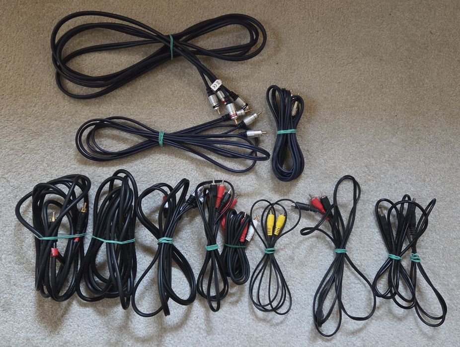 Kable audio, różne długości