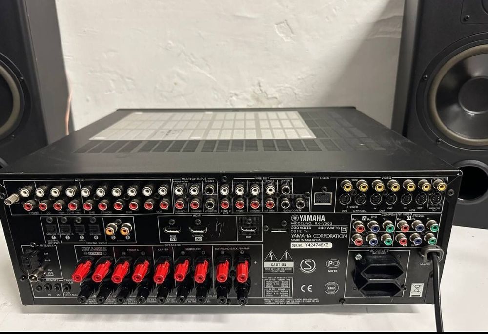 7.1 AV Amplituner Yamaha RX-V 663, HDMI, 7*130 Watt