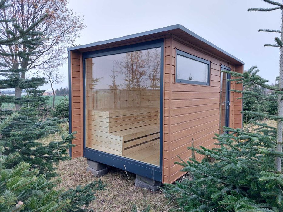 Sauna ogrodowa, sucha, fińska