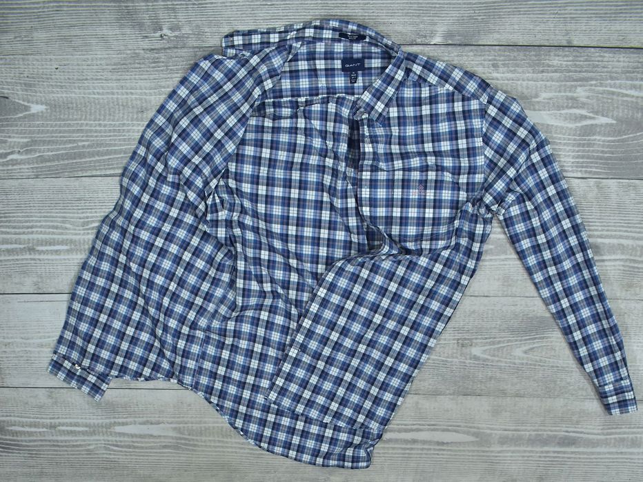 Gant Tech Prep Regular Koszula Męska W Kratkę Xl 43/44