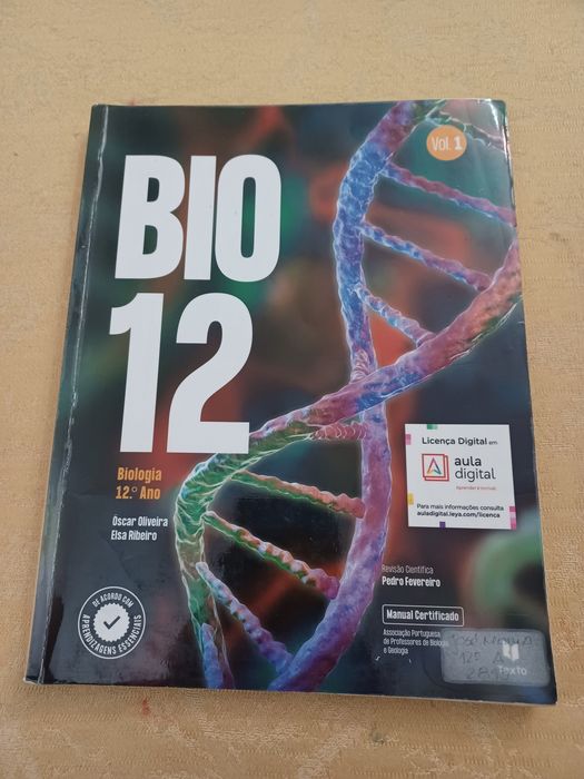 Manual - Bio 12 - biologia - 12 ano volume 2 (COMO NOVO)