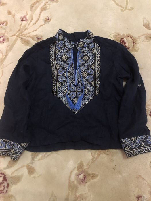 Вишиванка льняна для хлопчика