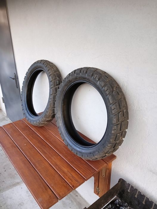 Продам мото шини на Теккен майже нові