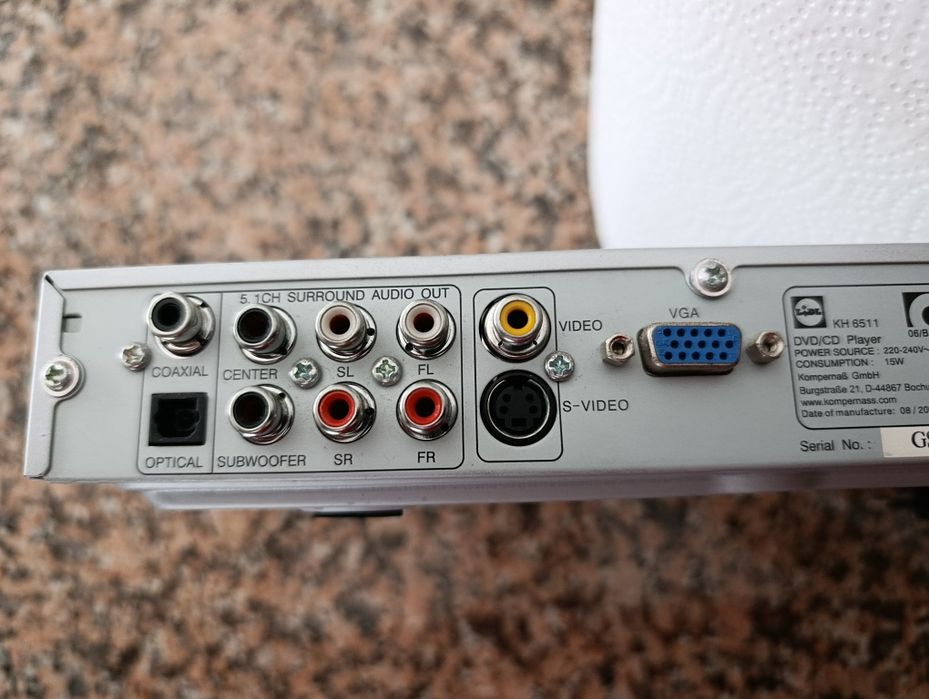 Silvercrest DVD Player64284280294658124