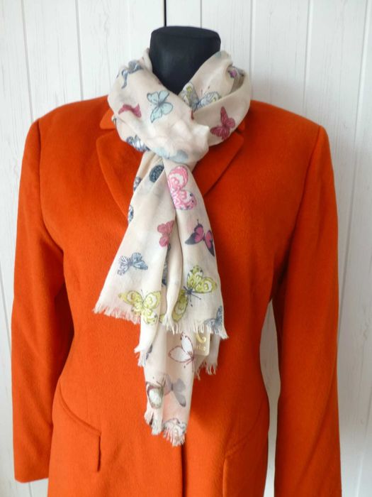 Accessorize lekki szal apaszka w motyle