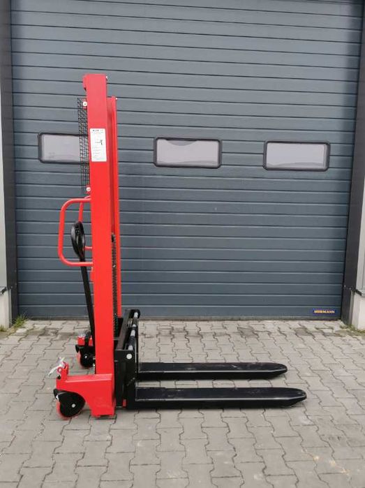 Nowy WÓZEK PALETOWY PODNOŚNIKOWY masztowy sztaplarka 1000kg 2000kg