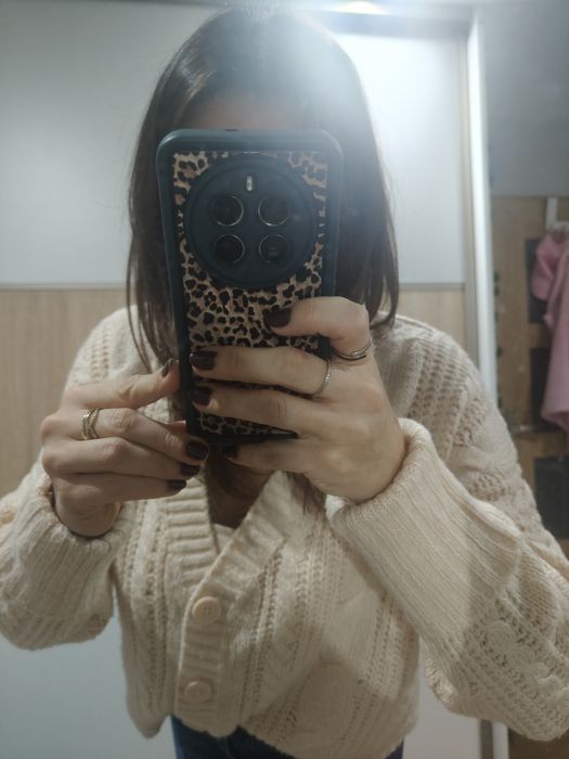 Kardigan Sinsay kremowy