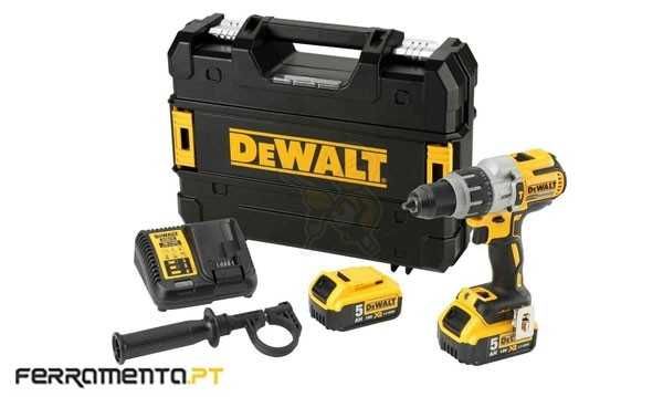 Berbequim C/ Percussão 18V 5,0Ah DeWalt DCD996P2