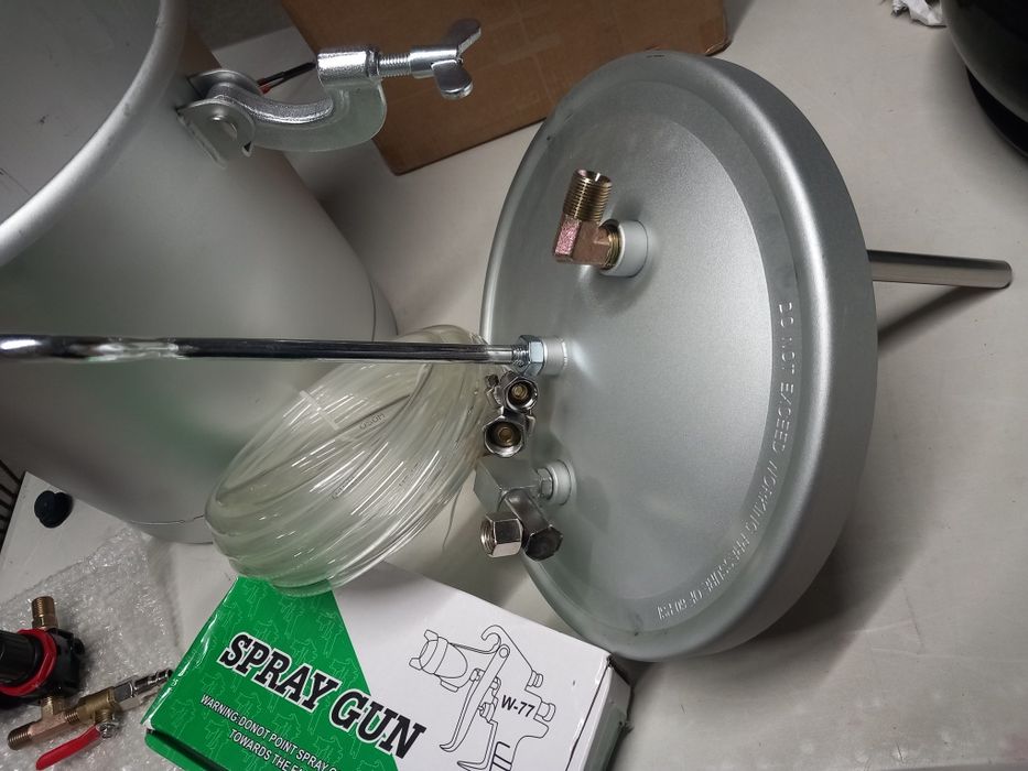 Depósito pressurizado com pistola para pintura 10 litros