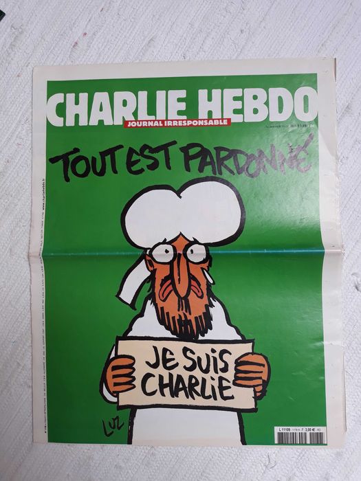 Jornal/Revista Charlie Hebdo - "Je Suis Charlie" N° 1178 14/01/2015