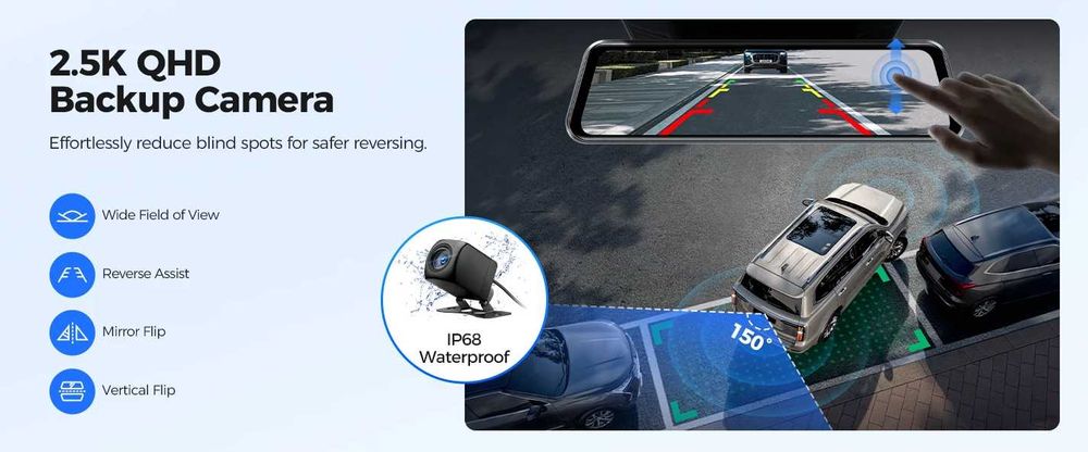 AZDOME PG17 MAX Автомобільний відеореєстратор Новика