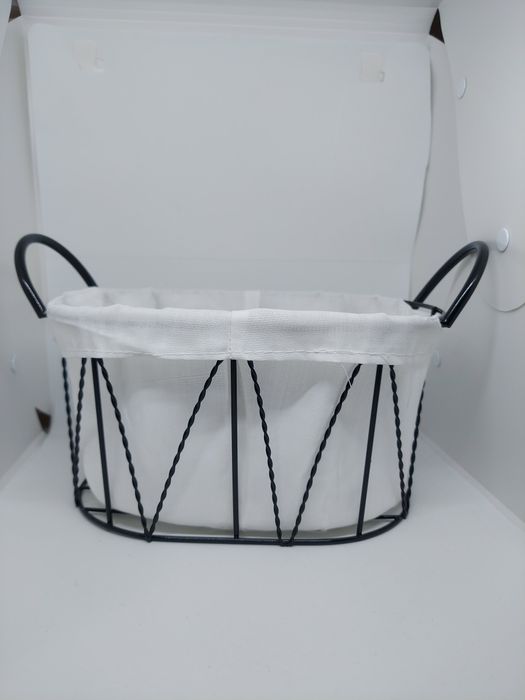 Koszyk metalowy czarny