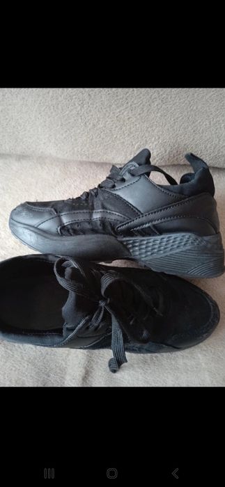 Buty damskie czarne sportowe rozmiar 36