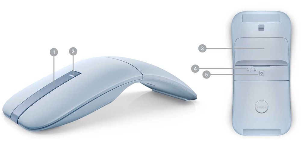 Преміум мишка Dell Bluetooth Travel Mouse - MS700 - 570-BBFX